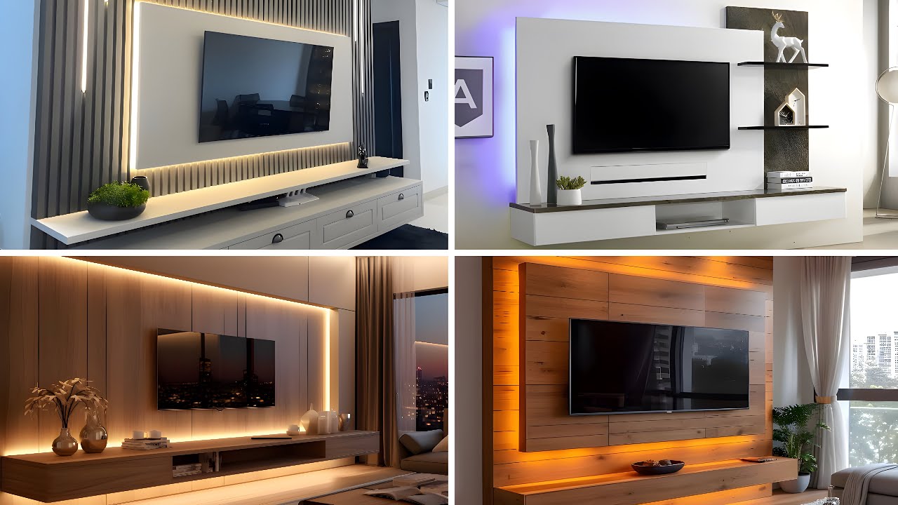 Muebles-de-TV-con-chimenea-incorporada-calidez-y-confort - Muebles Tv Muebles de TV con chimenea incorporada: calidez y confort