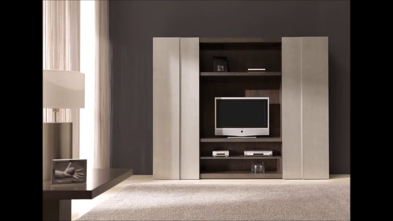 Muebles de TV con puertas correderas: modernidad y funcionalidad