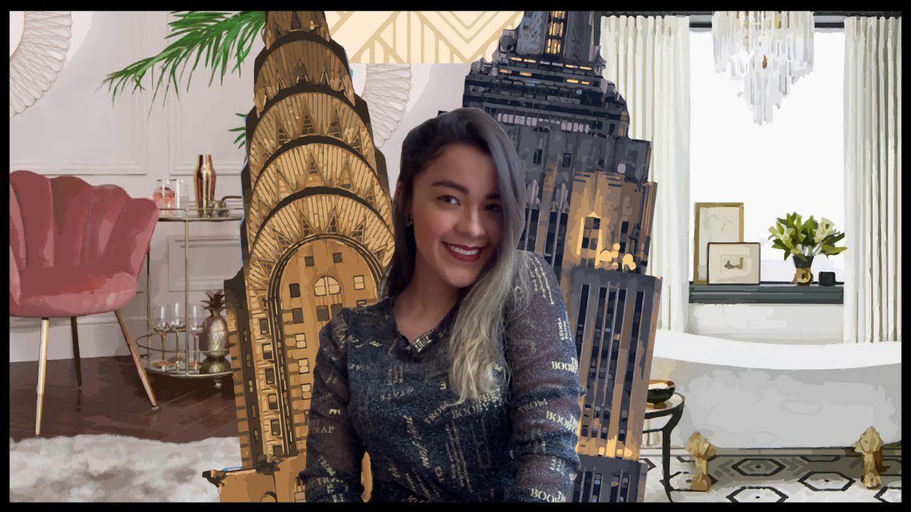 Muebles de TV en estilo art decó: glamour y elegancia