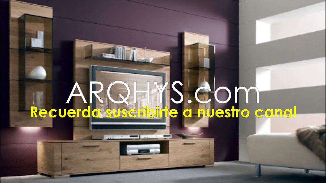 qué mueble elegir para Muebles para TV de madera natural para salón