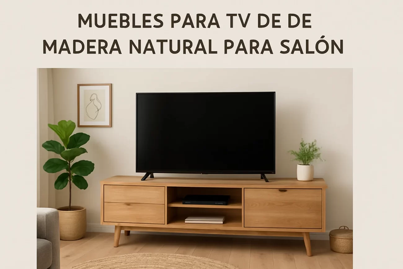 como-elegir-el-estilo-adecuado-de-Muebles-para-TV-de-madera-natural-para-salon - Muebles Tv cómo elegir el estilo adecuado de Muebles para TV de madera natural para salón