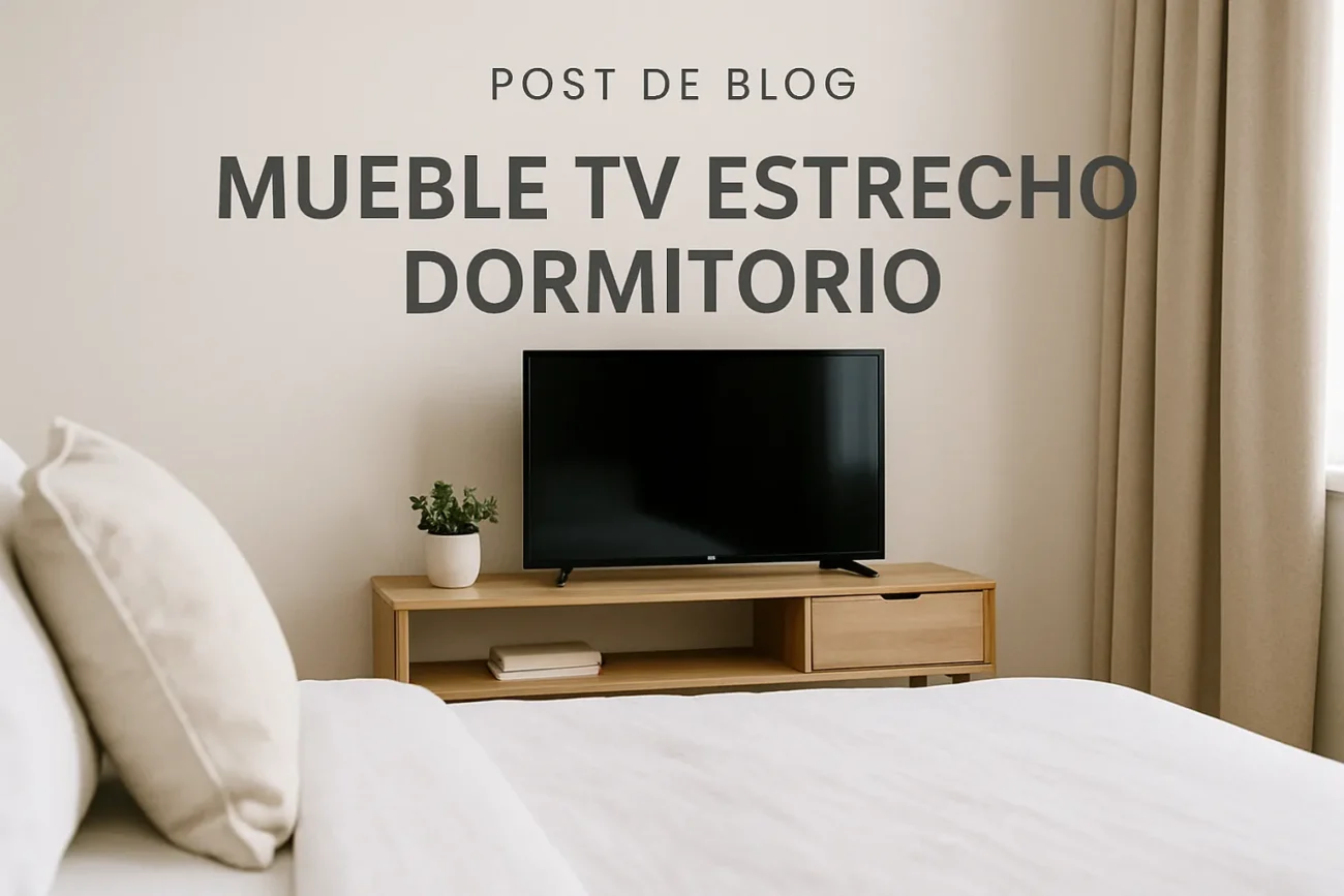 mueble-tv-estrecho-dormitorio - Muebles Tv mueble tv estrecho dormitorio