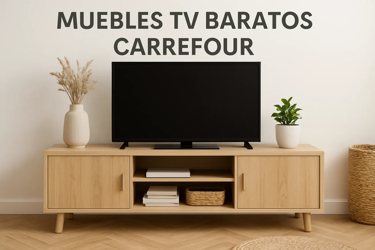 muebles tv baratos carrefour