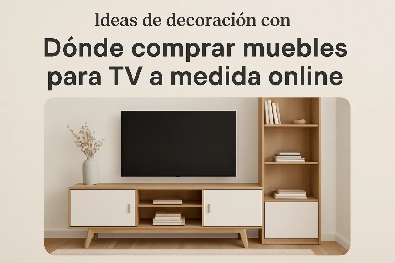ideas de decoración con Dónde comprar muebles para TV a medida online