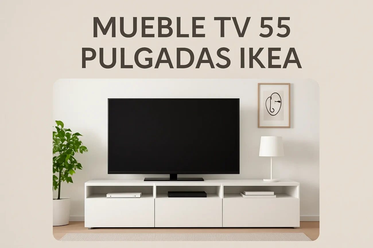 mueble tv 55 pulgadas ikea