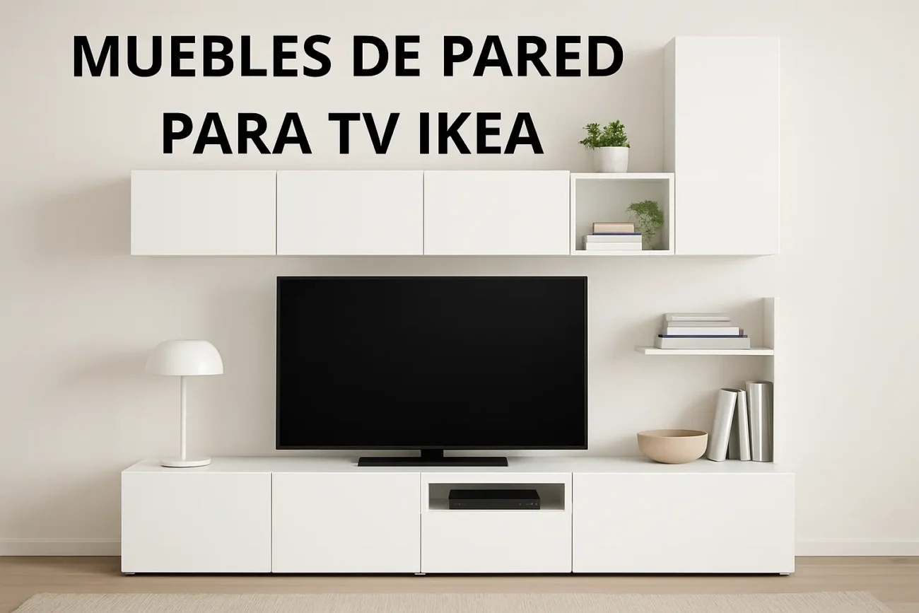 muebles de pared para tv ikea