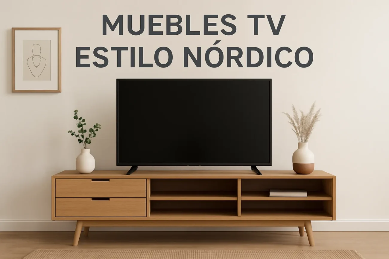 muebles tv estilo nordico