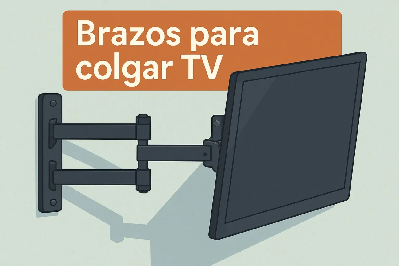 brazos para colgar tv