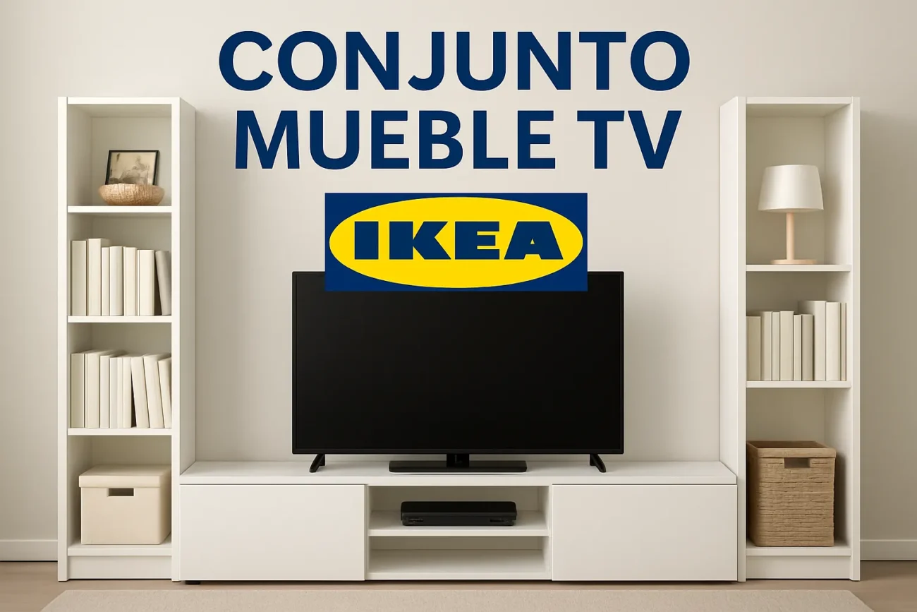 conjunto mueble tv ikea