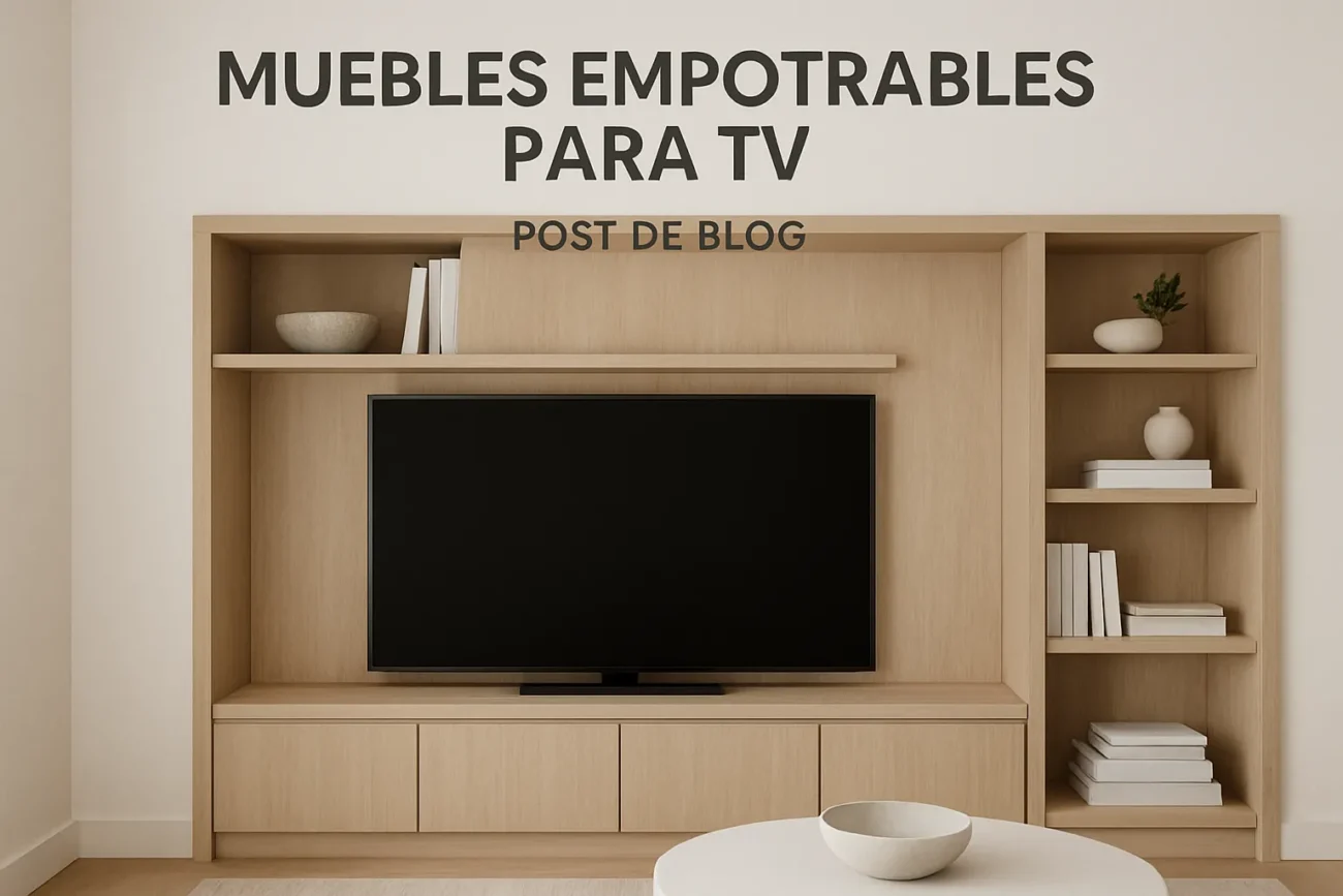 muebles-empotrables-para-tv - Muebles Tv muebles empotrables para tv