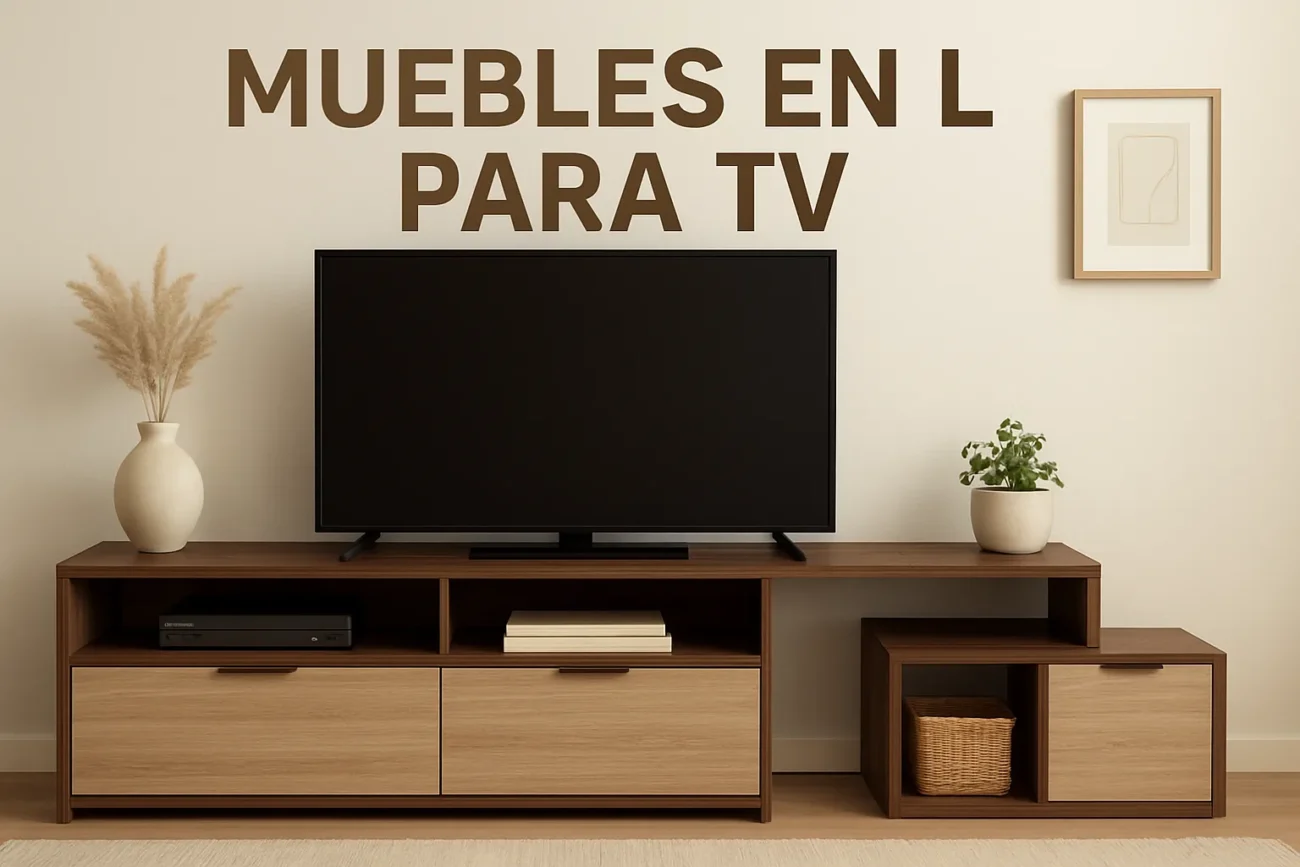 muebles en l para tv