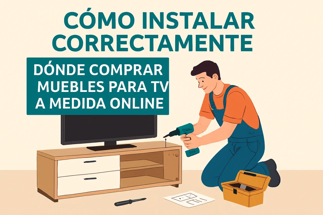 como-instalar-correctamente-Donde-comprar-muebles-para-TV-a-medida-online - Muebles Tv cómo instalar correctamente Dónde comprar muebles para TV a medida online