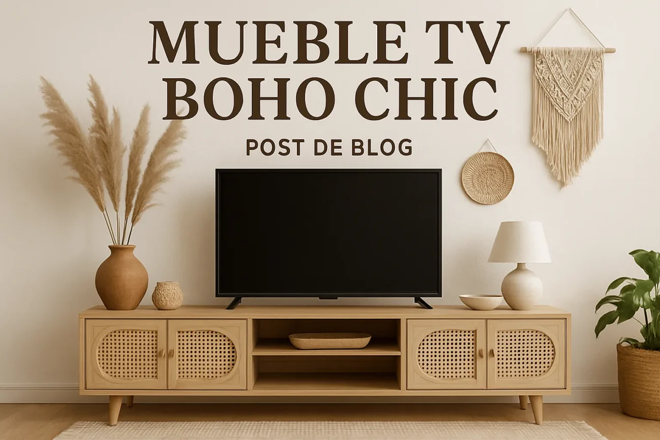 mueble tv boho chic