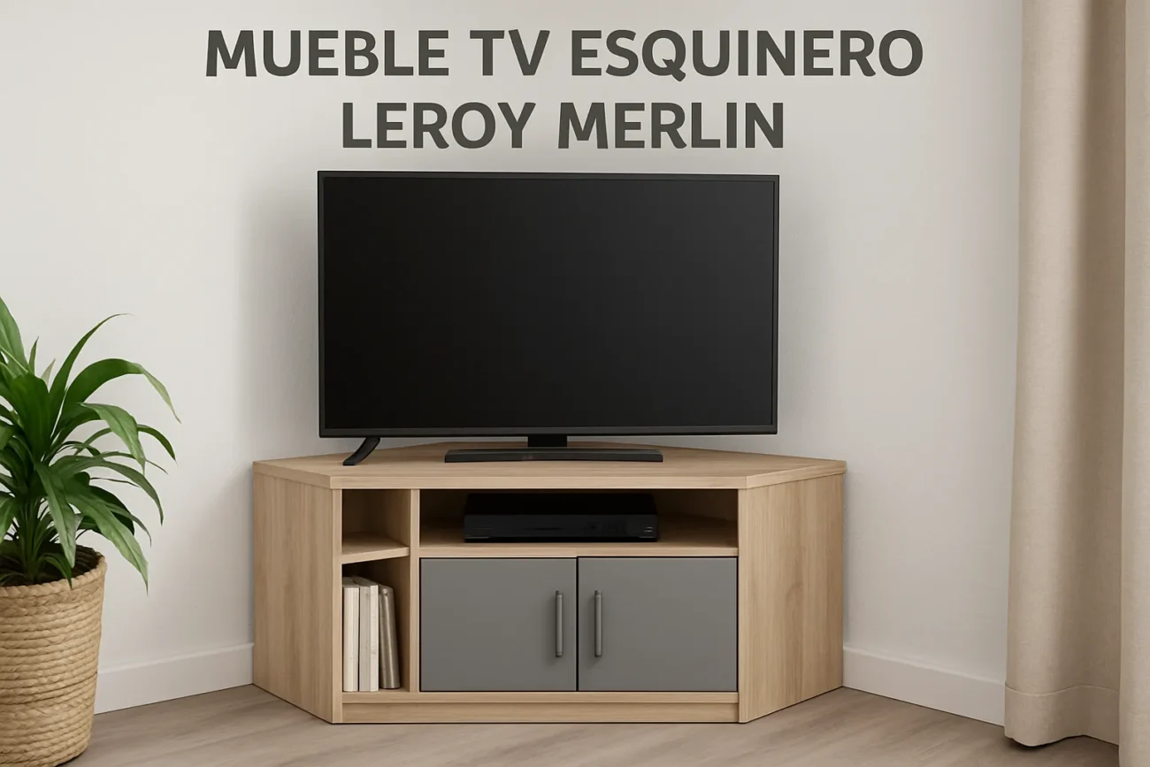 mueble tv esquinero leroy merlin