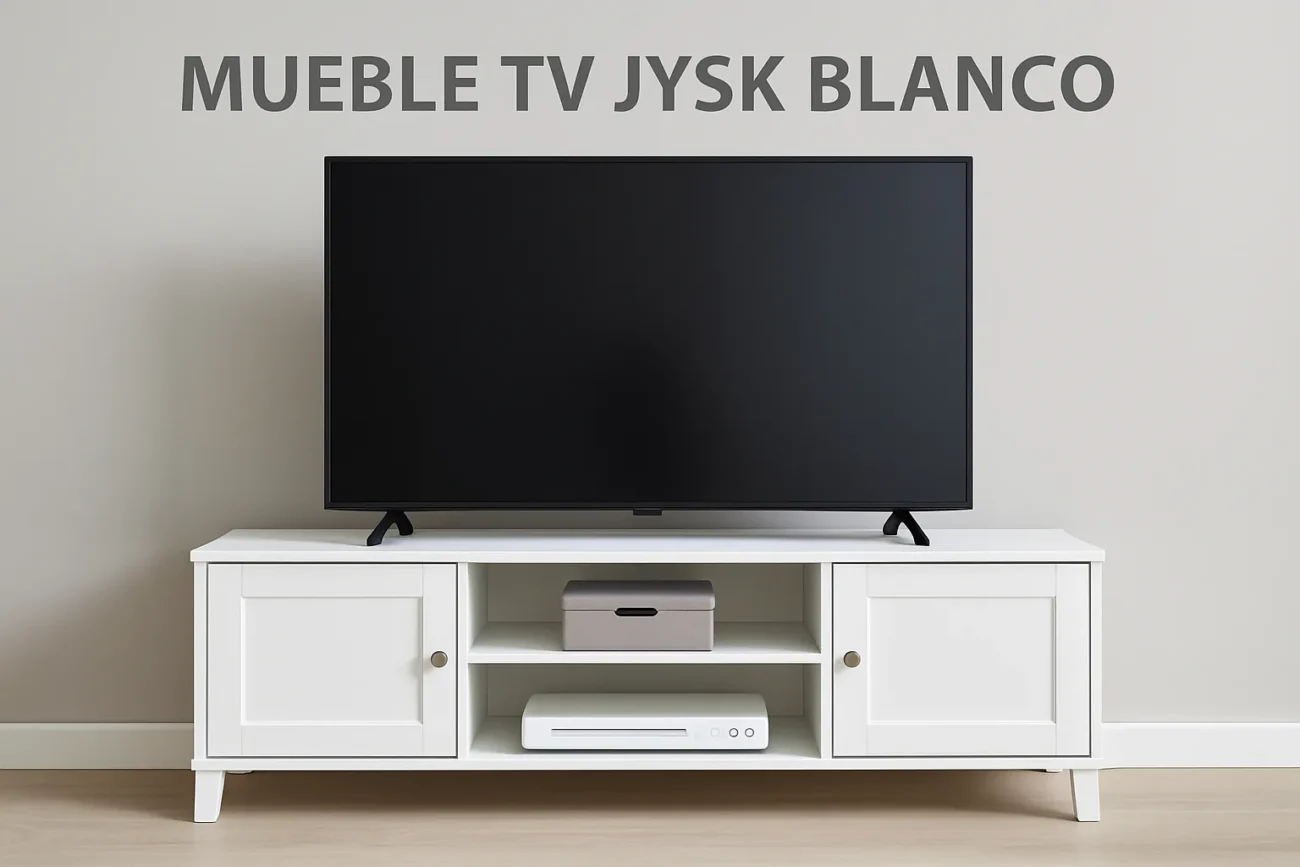 mueble tv jysk blanco
