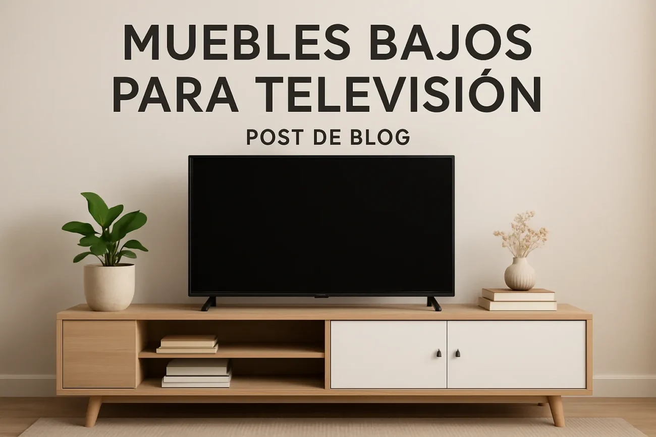 muebles bajos para television