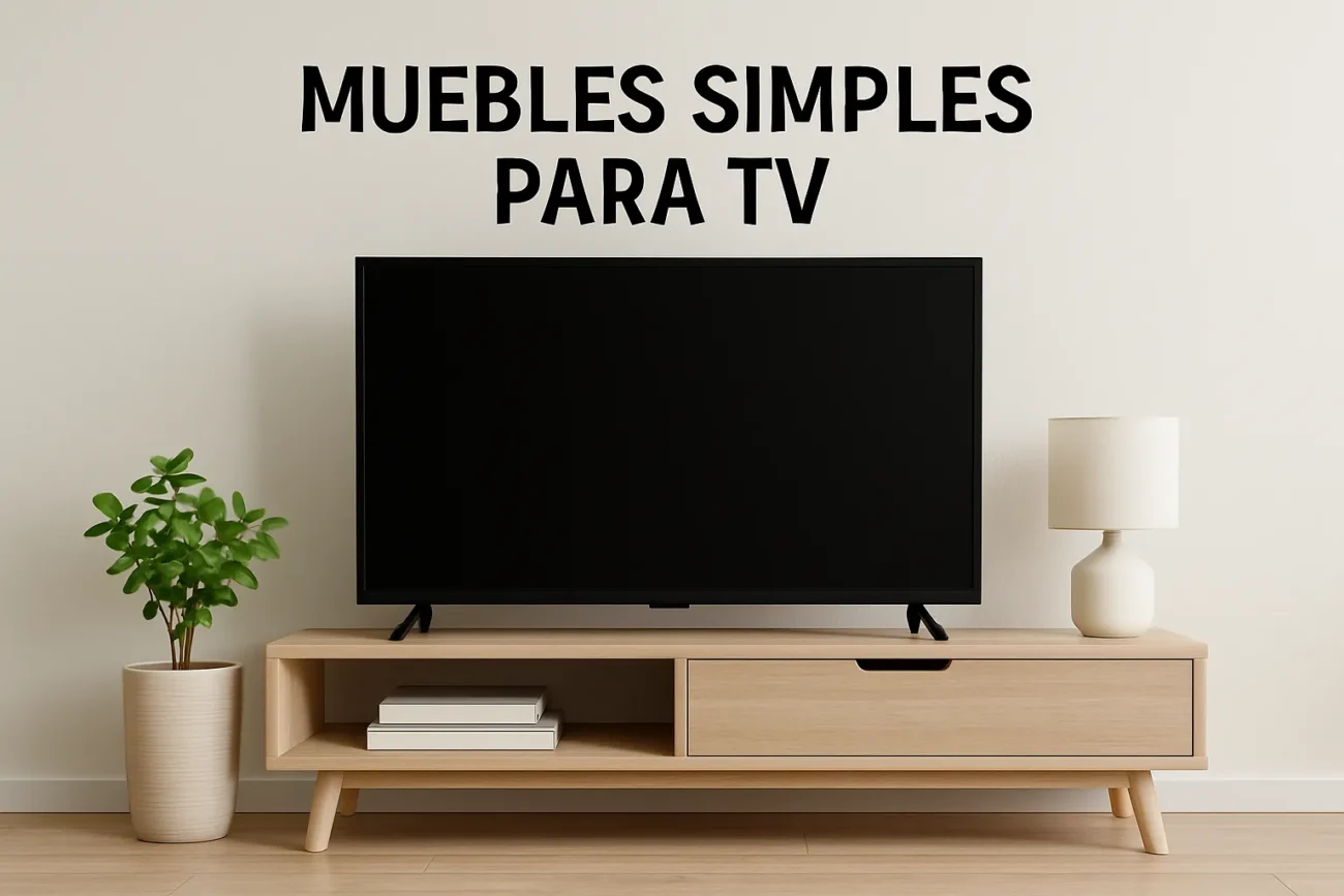 muebles simples para tv