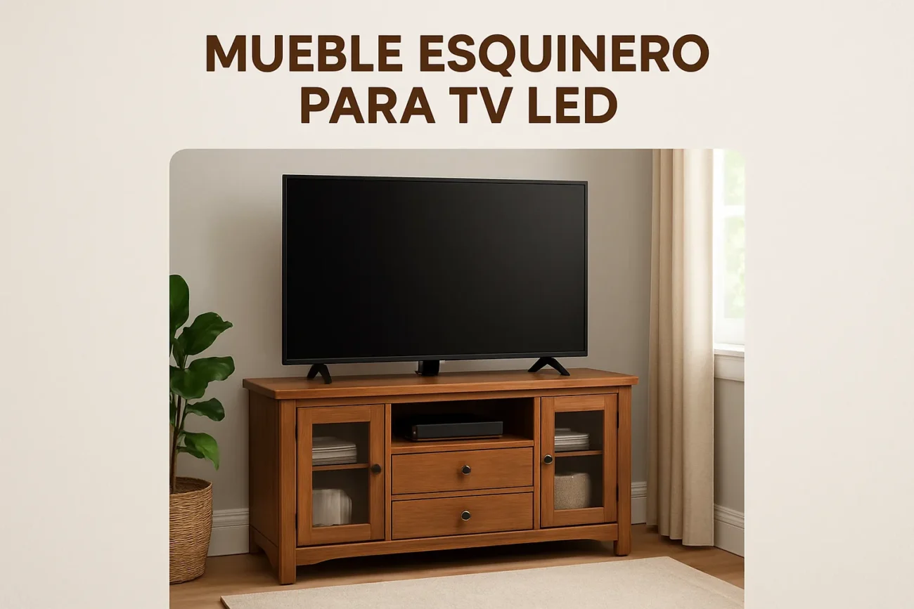 mueble esquinero para tv led
