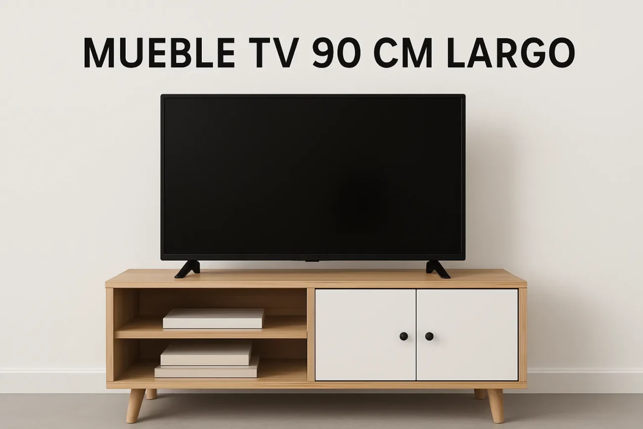 mueble-tv-90-cm-largo - Muebles Tv mueble tv 90 cm largo