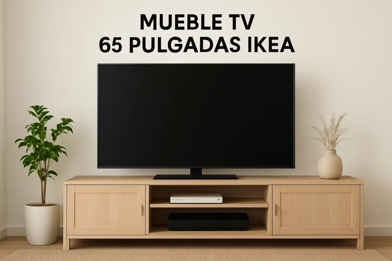 mueble tv 65 pulgadas ikea