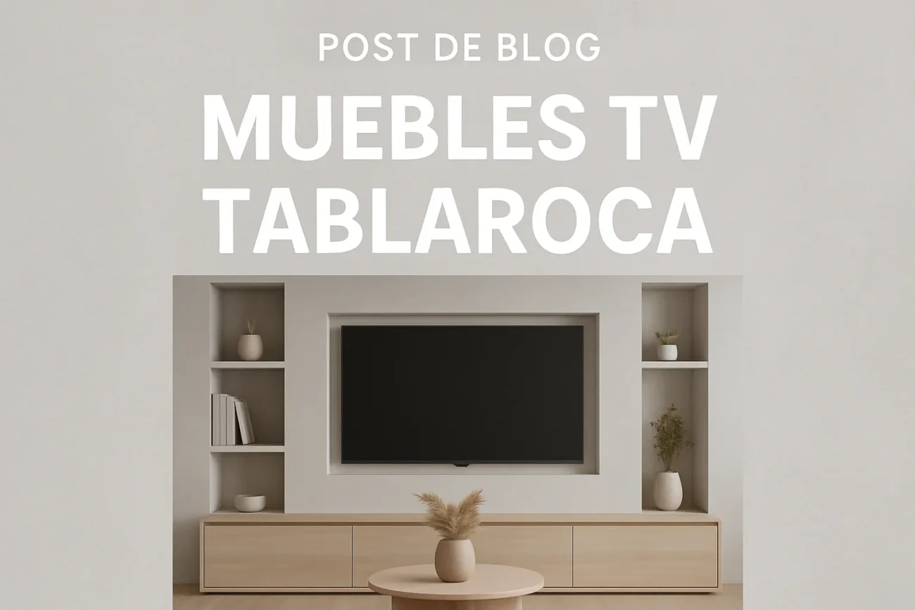 muebles tv tablaroca