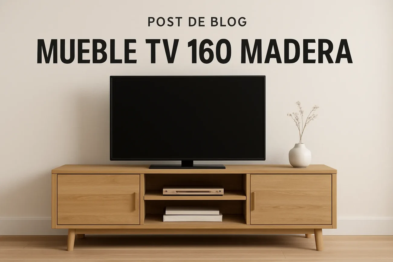 mueble tv 160 madera