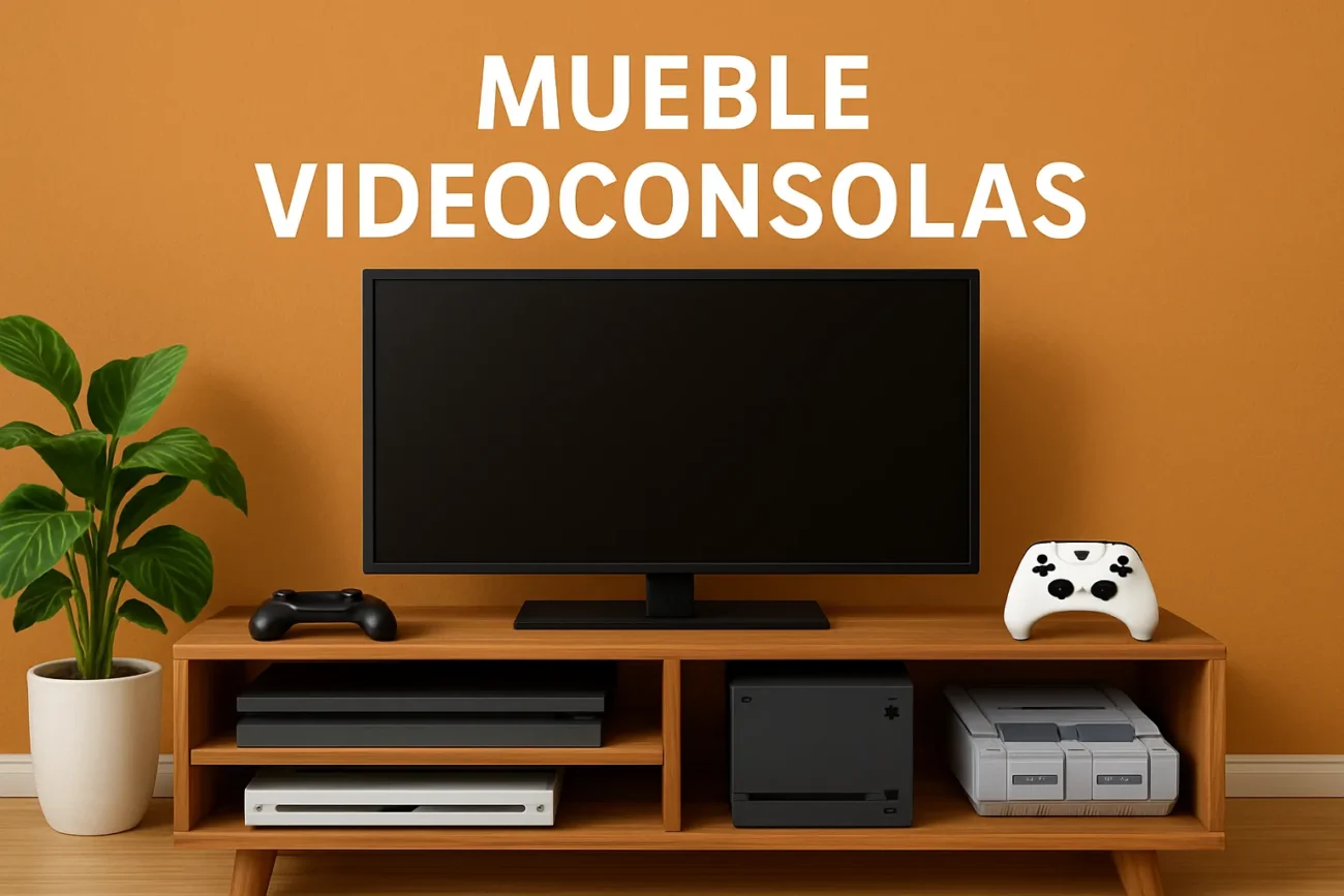 mueble videoconsolas