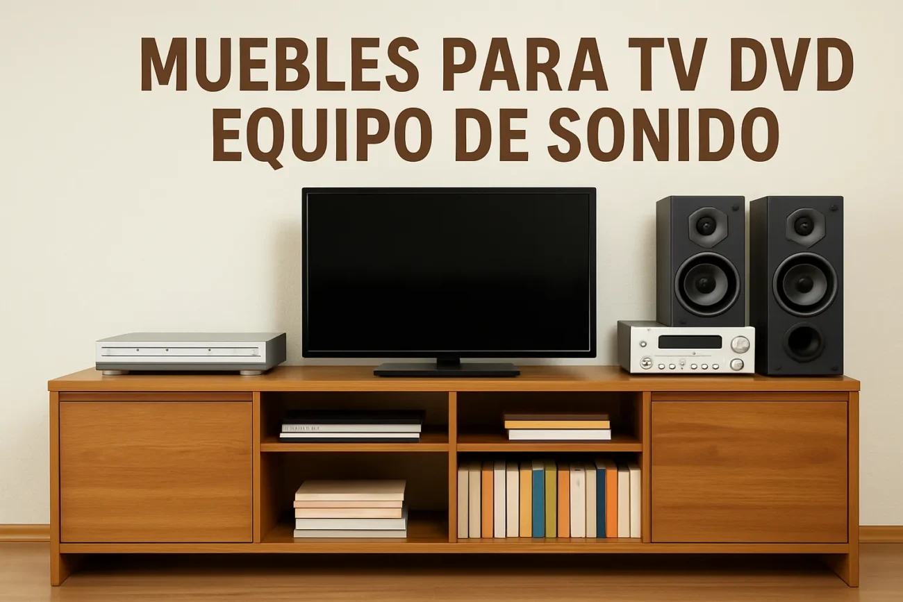 muebles para tv dvd equipo de sonido