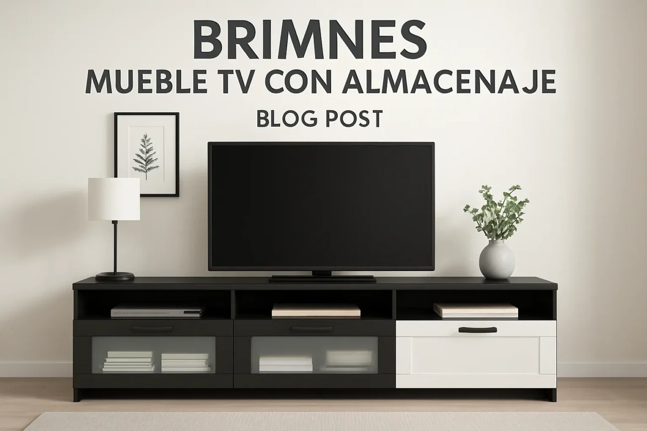 brimnes mueble tv con almacenaje
