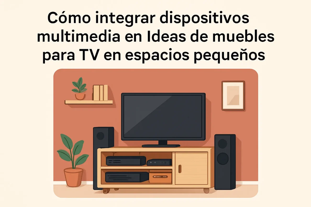 como-integrar-dispositivos-multimedia-en-Ideas-de-muebles-para-TV-en-espacios-pequenos - Muebles Tv cómo integrar dispositivos multimedia en Ideas de muebles para TV en espacios pequeños