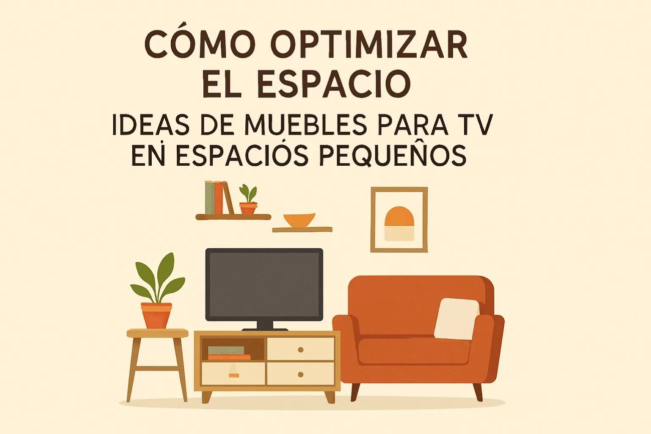 como-optimizar-el-espacio-con-Ideas-de-muebles-para-TV-en-espacios-pequenos - Muebles Tv cómo optimizar el espacio con Ideas de muebles para TV en espacios pequeños