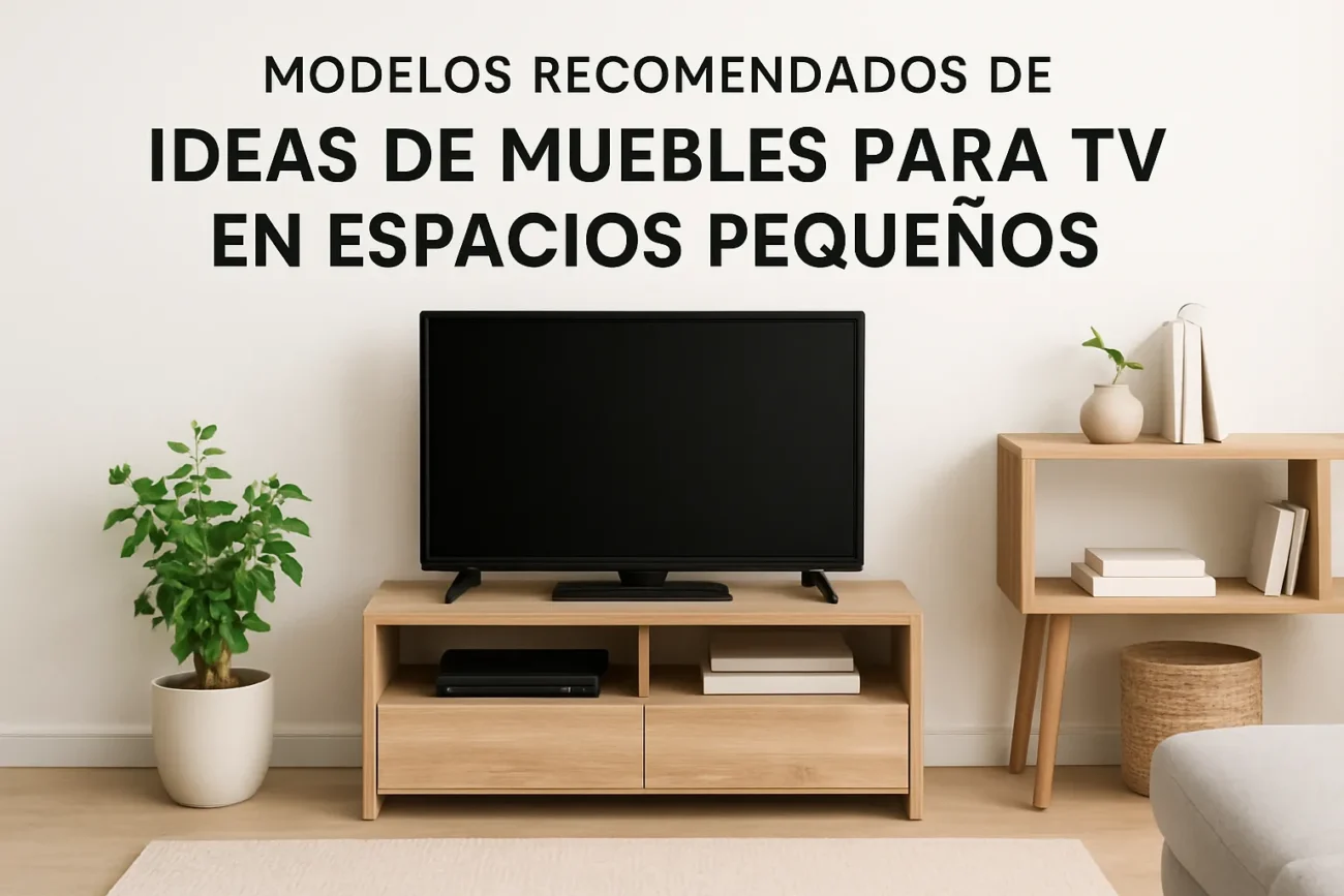 modelos-recomendados-de-Ideas-de-muebles-para-TV-en-espacios-pequenos - Muebles Tv modelos recomendados de Ideas de muebles para TV en espacios pequeños