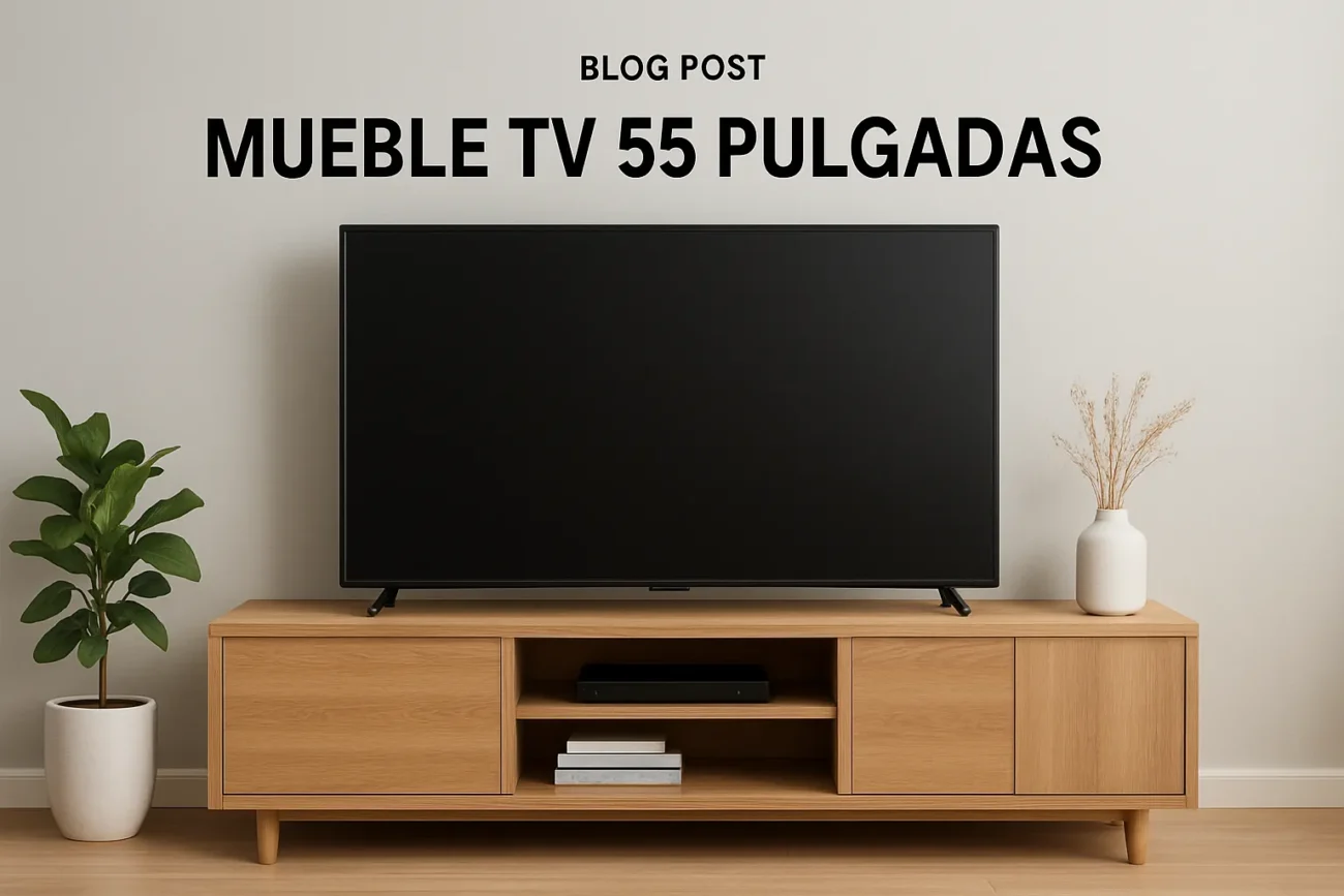 mueble tv 55 pulgadas