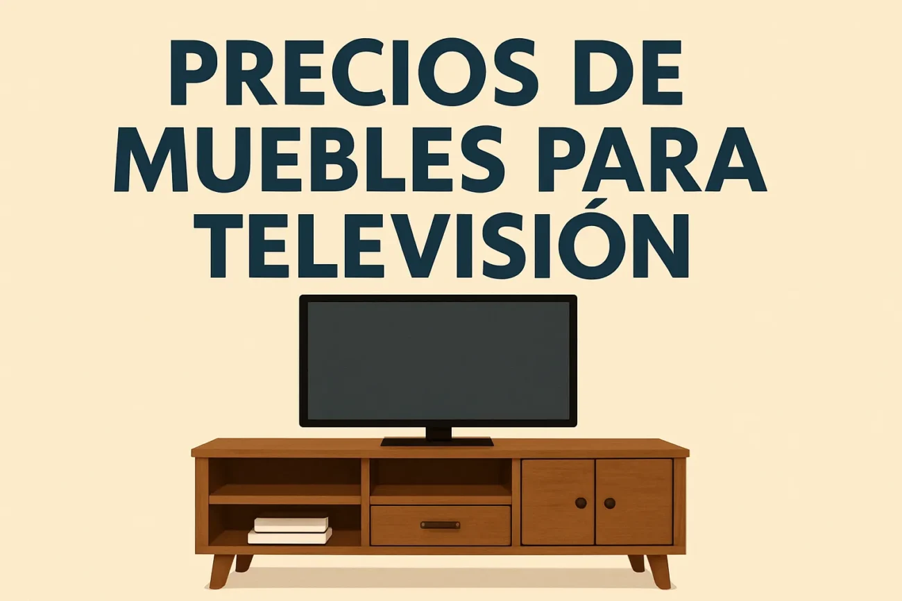 precios de muebles para television