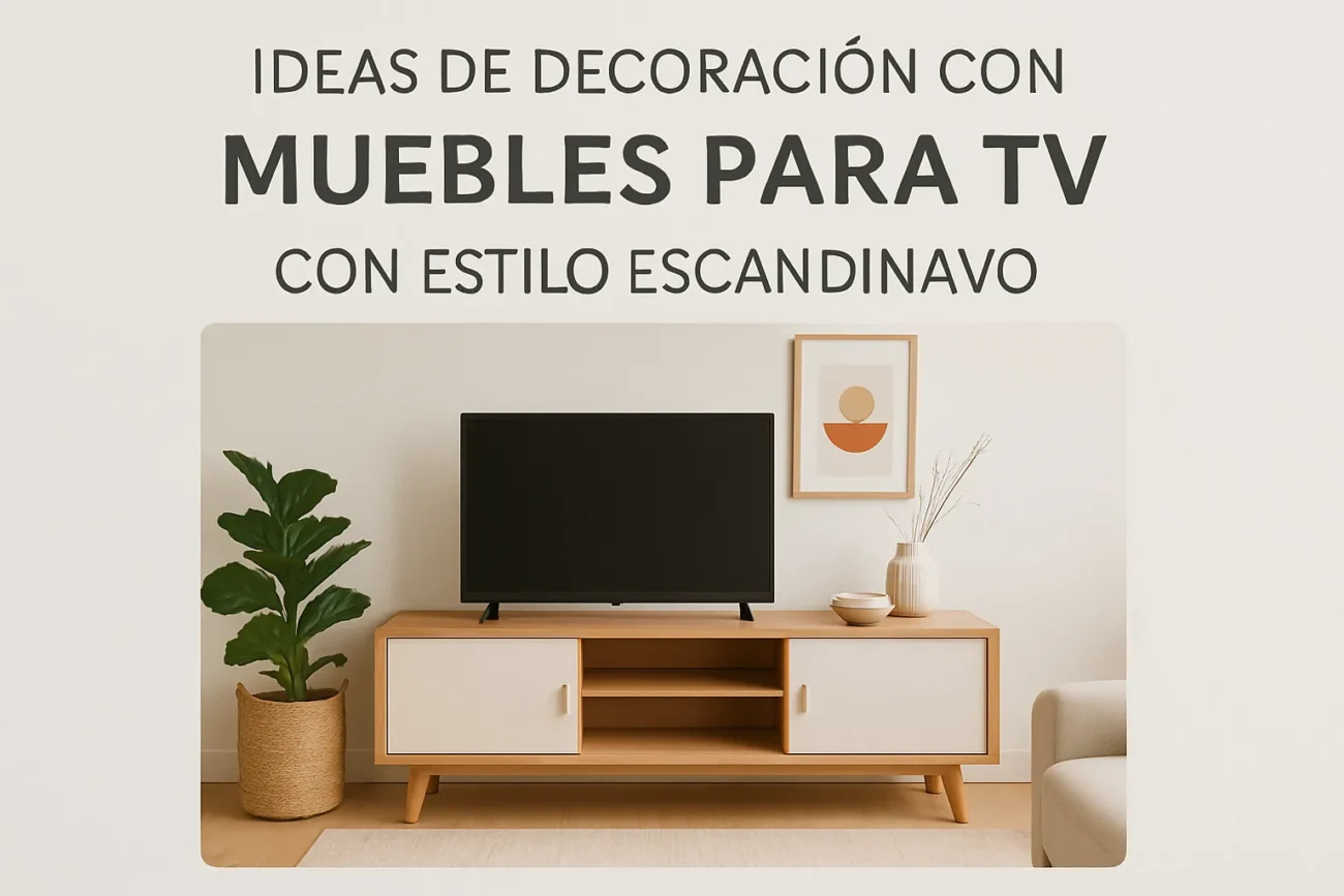 ideas de decoración con Muebles para TV con estilo escandinavo