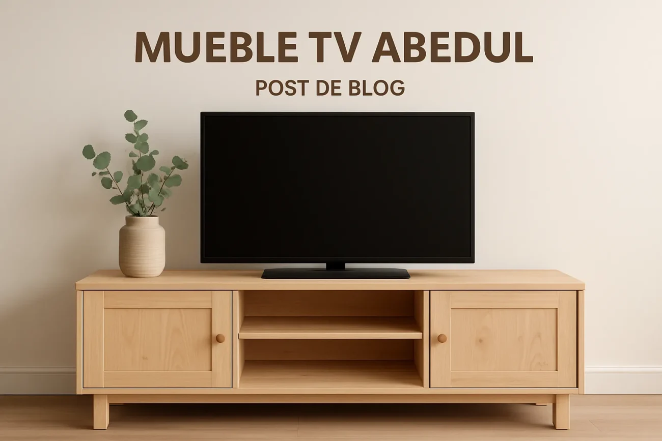 mueble tv abedul