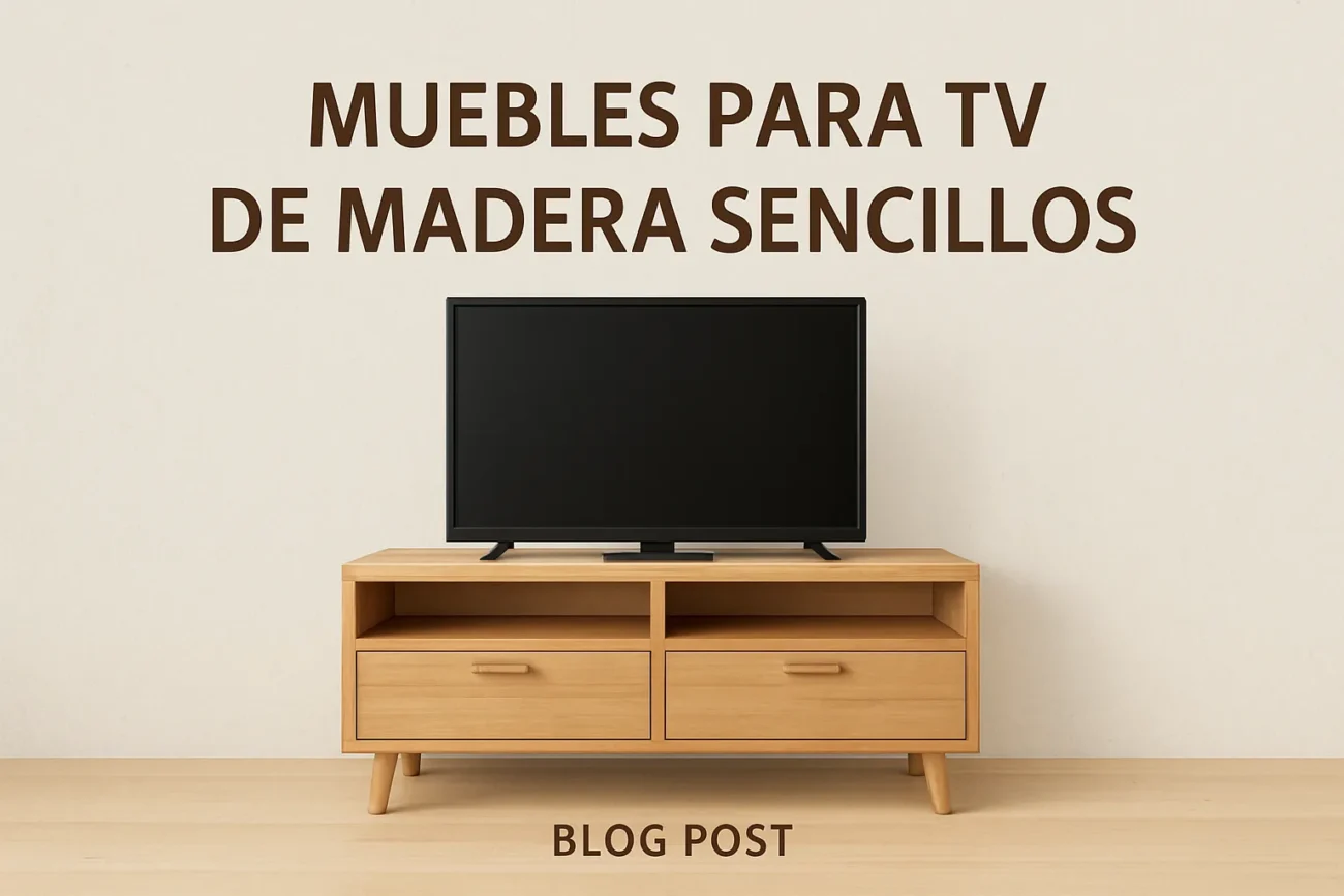 muebles-para-tv-de-madera-sencillos - Muebles Tv muebles para tv de madera sencillos