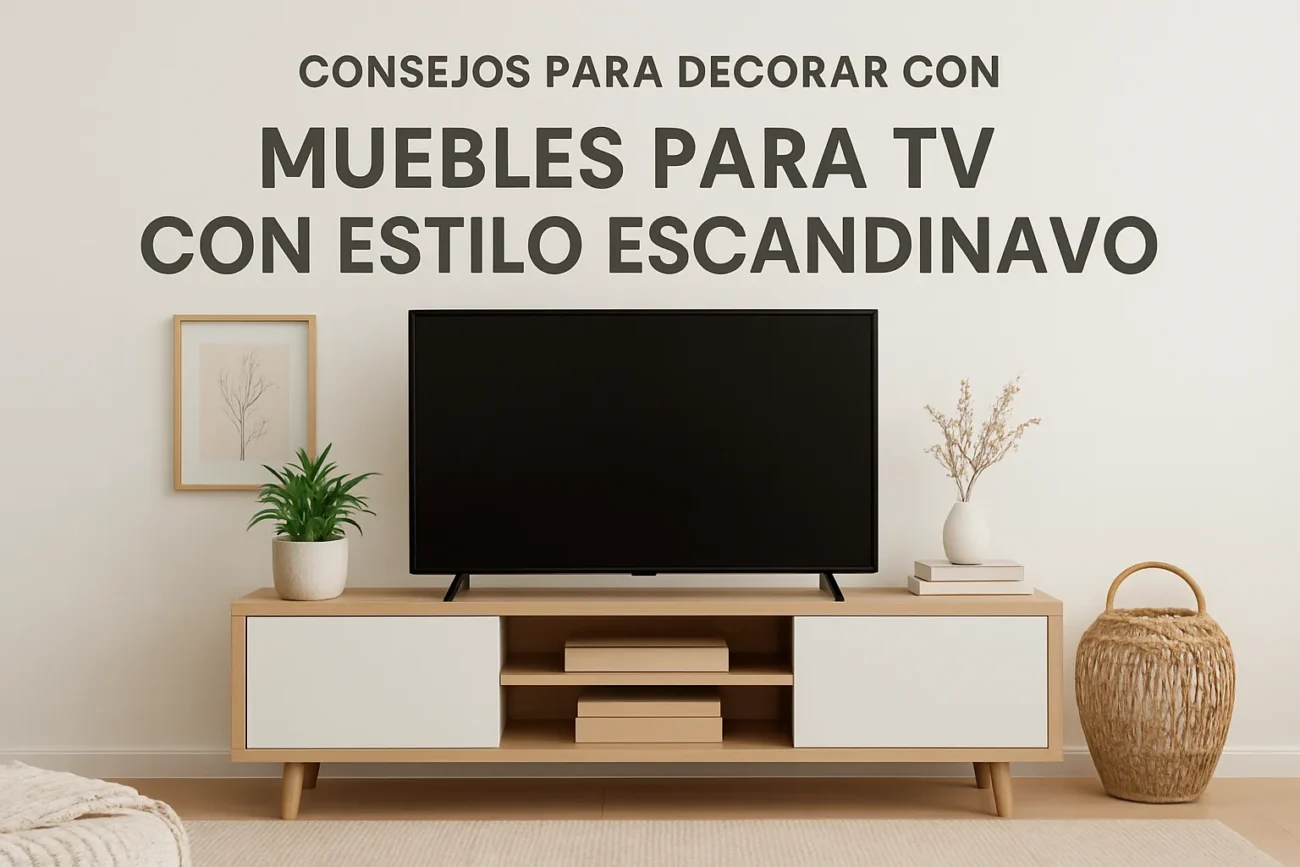 consejos para decorar con Muebles para TV con estilo escandinavo