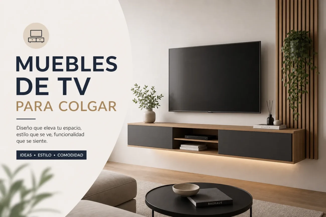 muebles de tv para colgar
