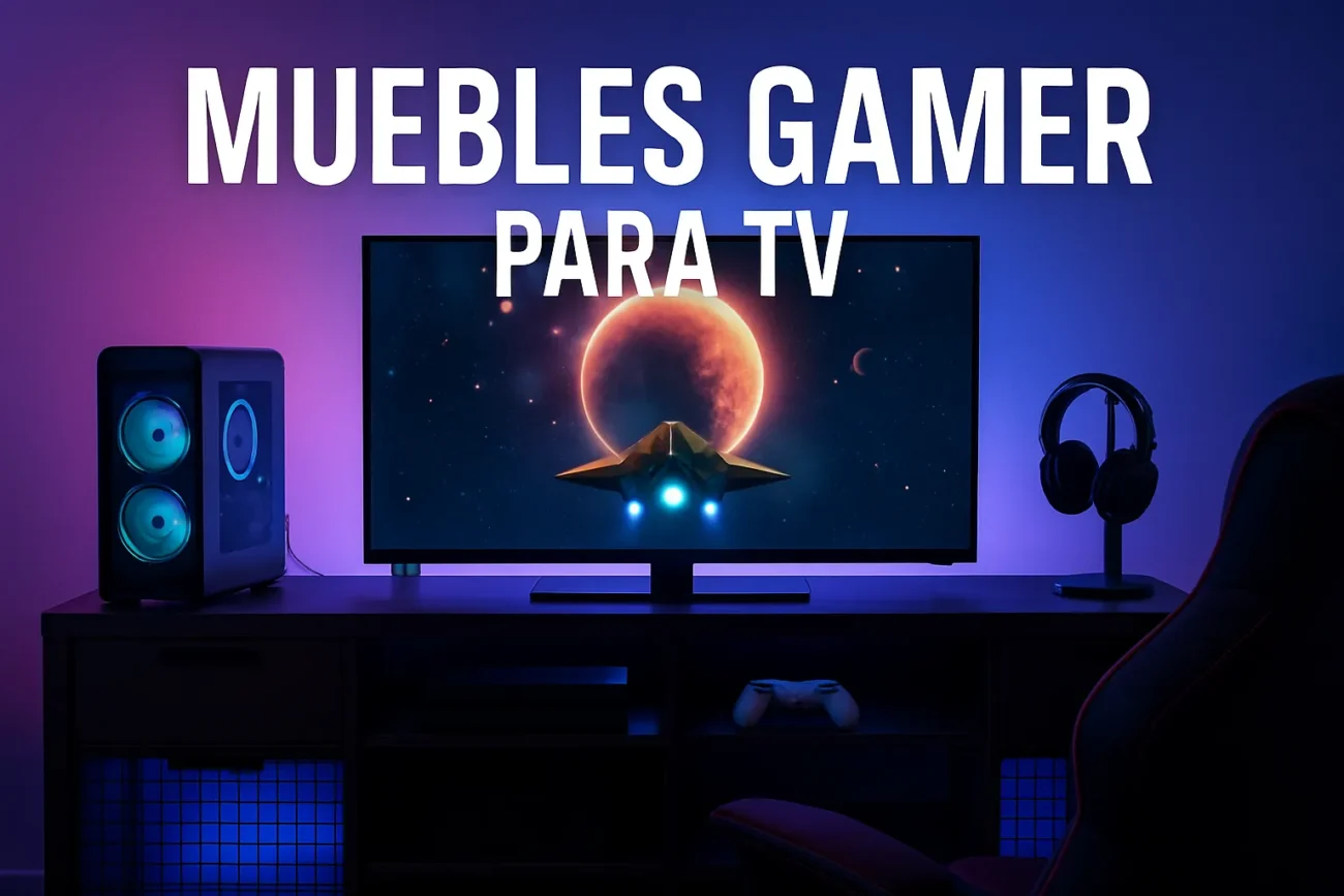 muebles gamer para tv