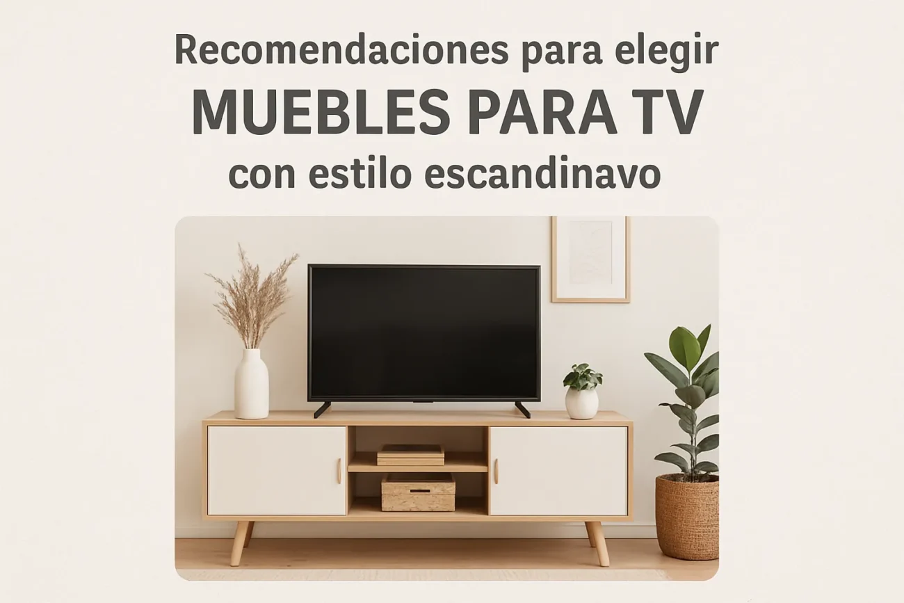 recomendaciones-para-elegir-Muebles-para-TV-con-estilo-escandinavo - Muebles Tv recomendaciones para elegir Muebles para TV con estilo escandinavo
