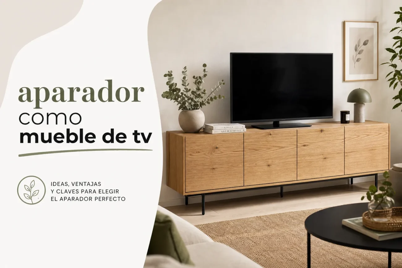 aparador como mueble de tv
