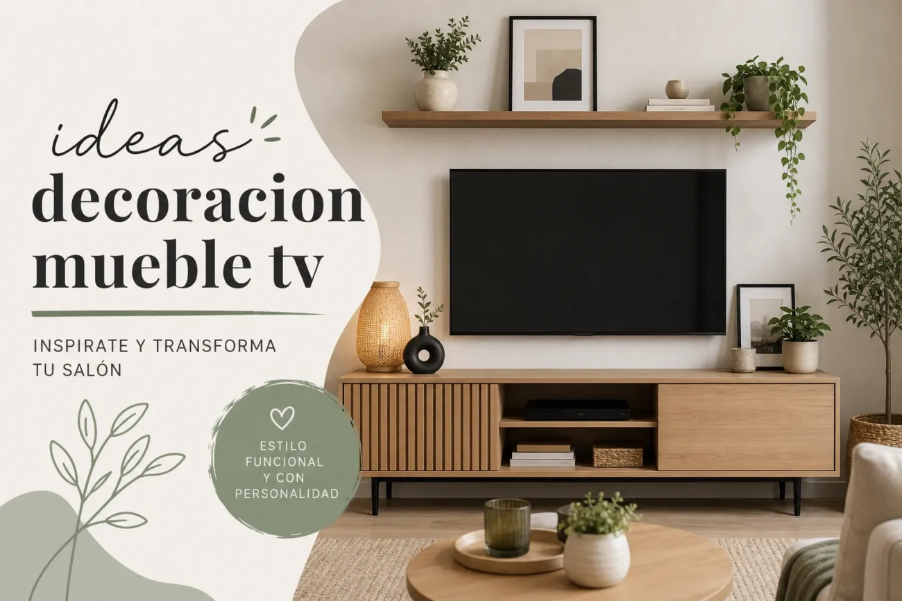 ideas decoracion mueble tv