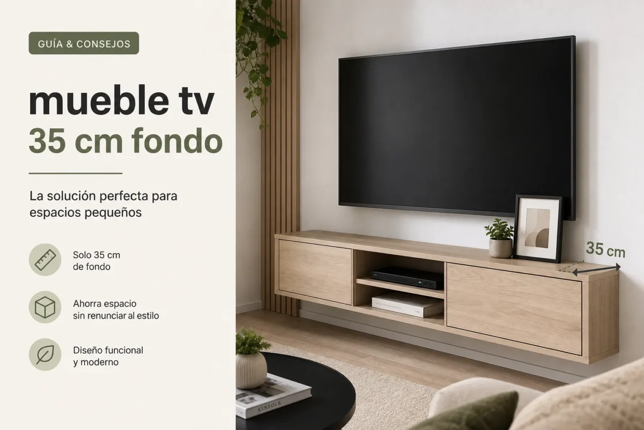 mueble-tv-35-cm-fondo - Muebles Tv mueble tv 35 cm fondo