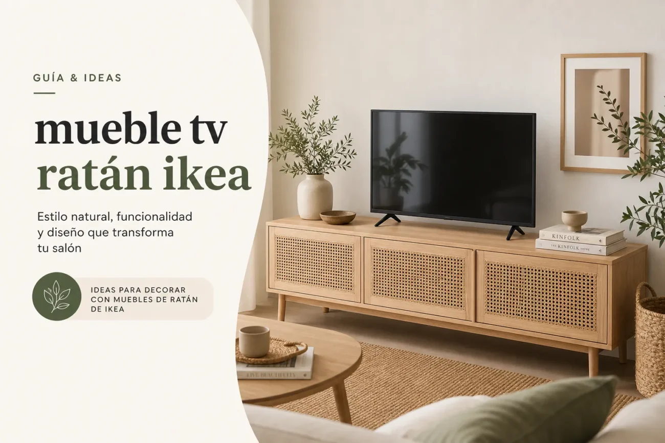 mueble-tv-ratan-ikea - Muebles Tv mueble tv ratán ikea