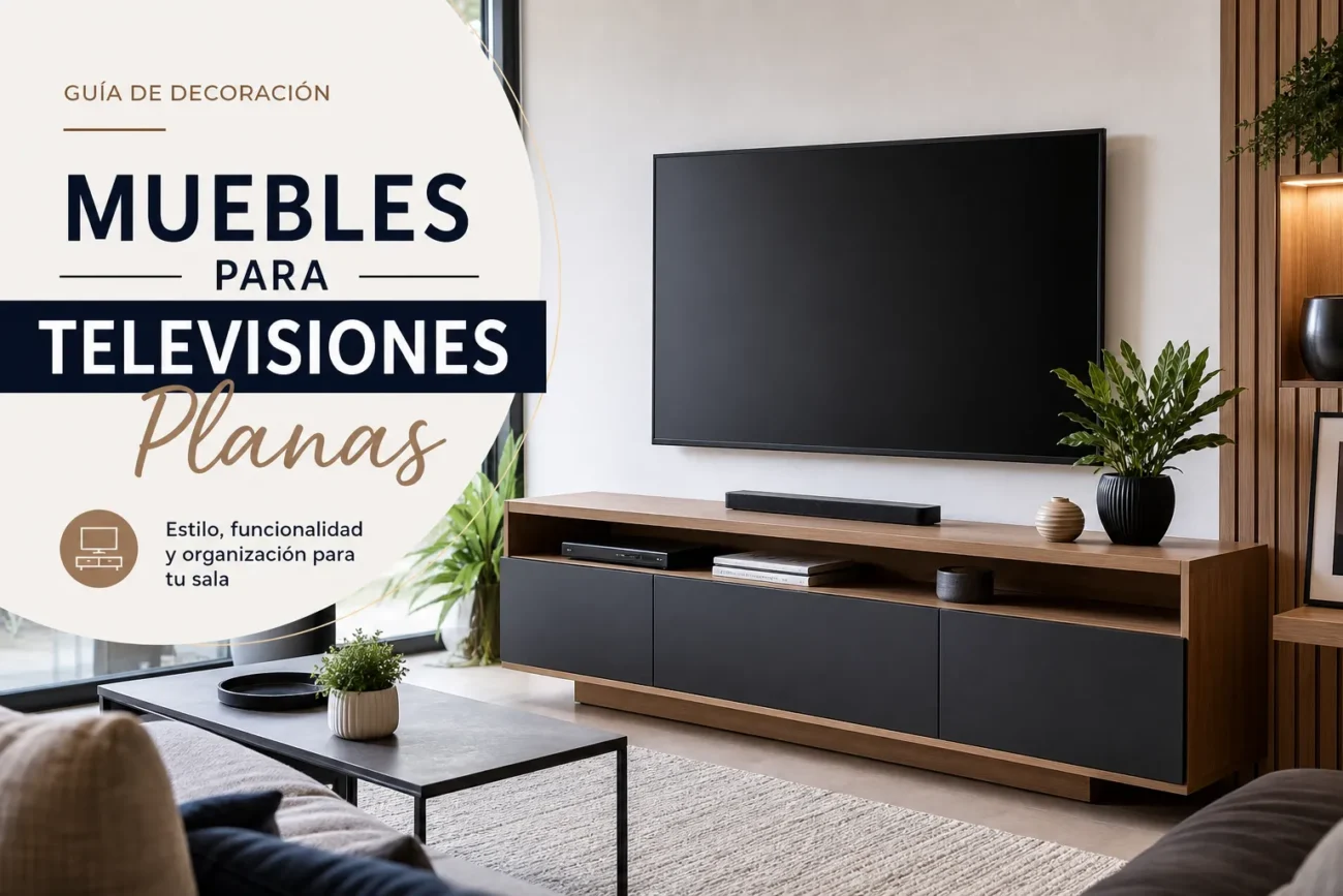 muebles para televisiones planas