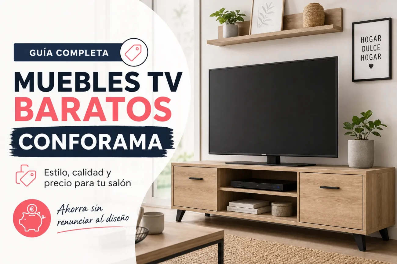 muebles tv baratos conforama