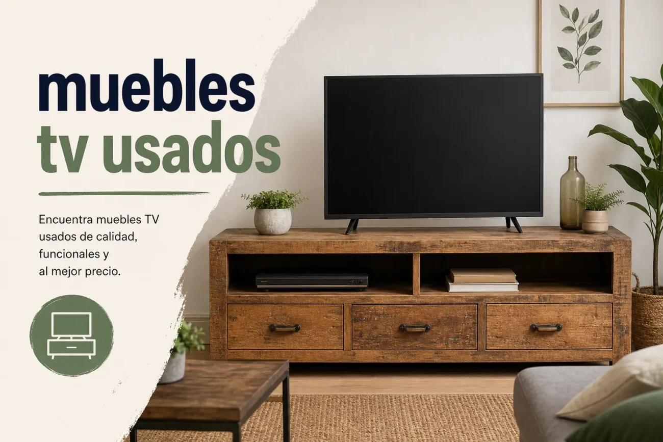 muebles tv usados