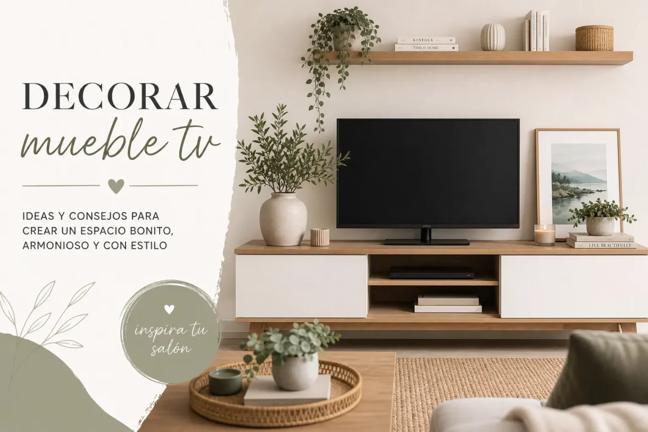 decorar mueble tv