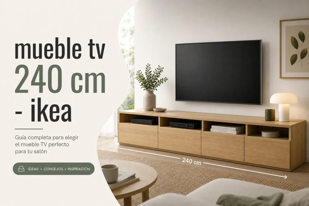 mueble tv 240 cm - ikea